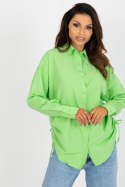 Koszula Damska Model TO-KS-7128.96 Light Green - Factory Price Factory Price Koszula Damska Model TO-KS-7128.96 Light Green - Factory Price Factory Price