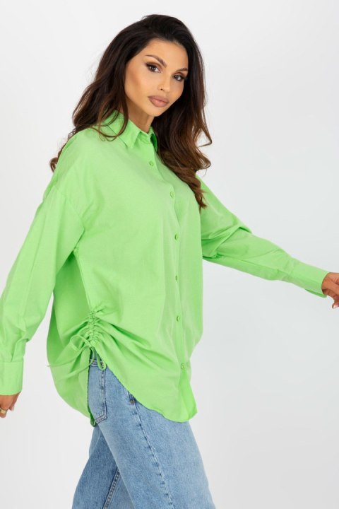 Koszula Damska Model TO-KS-7128.96 Light Green - Factory Price Factory Price Koszula Damska Model TO-KS-7128.96 Light Green - Factory Price Factory Price