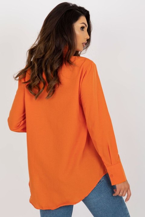 Koszula Damska Model TO-KS-7183.01P Orange - Factory Price Factory Price Koszula Damska Model TO-KS-7183.01P Orange - Factory Price Factory Price