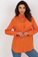 Koszula Damska Model TO-KS-7183.01P Orange - Factory Price Factory Price Koszula Damska Model TO-KS-7183.01P Orange - Factory Price Factory Price