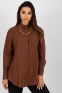 Koszula Damska Model TO-KS-7183.81P Brown - Factory Price Factory Price Koszula Damska Model TO-KS-7183.81P Brown - Factory Price Factory Price