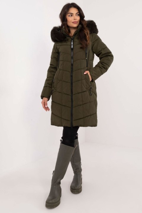 Kurtka Damska Model SK-KR-HH-2402.09X Khaki - Factory Price Factory Price Kurtka Damska Model SK-KR-HH-2402.09X Khaki - Factory Price Factory Price