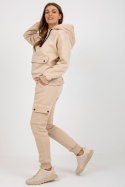 Spodnie Komplet Model EM-KMPL-791.55 Beige - Factory Price Factory Price Spodnie Komplet Model EM-KMPL-791.55 Beige - Factory Price Factory Price