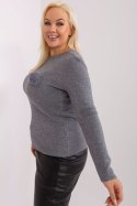 Sweter Damski Model PM-SW-PM-3706.10X Dark Grey - Factory Price Factory Price Sweter Damski Model PM-SW-PM-3706.10X Dark Grey - Factory Price Factory Price