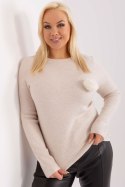 Sweter Damski Model PM-SW-PM-3706.10X Light Beige - Factory Price Factory Price