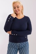 Sweter Damski Model PM-SW-PM1020.12P Navy - Factory Price Factory Price Sweter Damski Model PM-SW-PM1020.12P Navy - Factory Price Factory Price