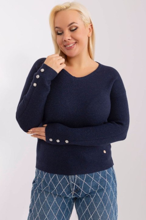 Sweter Damski Model PM-SW-PM1020.12P Navy - Factory Price Factory Price Sweter Damski Model PM-SW-PM1020.12P Navy - Factory Price Factory Price