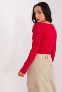 Sweter Damski Model PM-SW-PM1088.25 Red - Factory Price Factory Price Sweter Damski Model PM-SW-PM1088.25 Red - Factory Price Factory Price