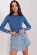 Sweter Damski Model PM-SW-PM685.39P Dark Blue - Factory Price Factory Price Sweter Damski Model PM-SW-PM685.39P Dark Blue - Factory Price Factory Price