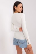Sweter Damski Model PM-SW-PM685.39P Ecru - Factory Price Factory Price Sweter Damski Model PM-SW-PM685.39P Ecru - Factory Price Factory Price