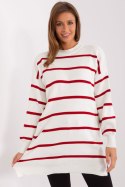 Sweter Damski Model TO-SW-1309.31 Bordo - Factory Price Factory Price Sweter Damski Model TO-SW-1309.31 Bordo - Factory Price Factory Price
