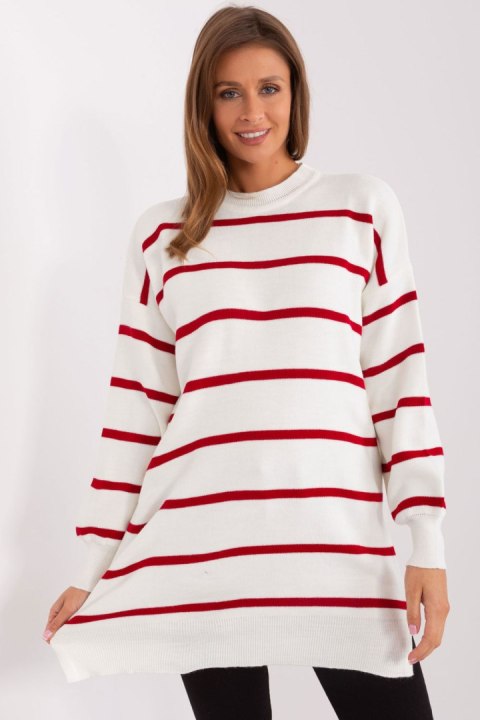 Sweter Damski Model TO-SW-1309.31 Bordo - Factory Price Factory Price Sweter Damski Model TO-SW-1309.31 Bordo - Factory Price Factory Price
