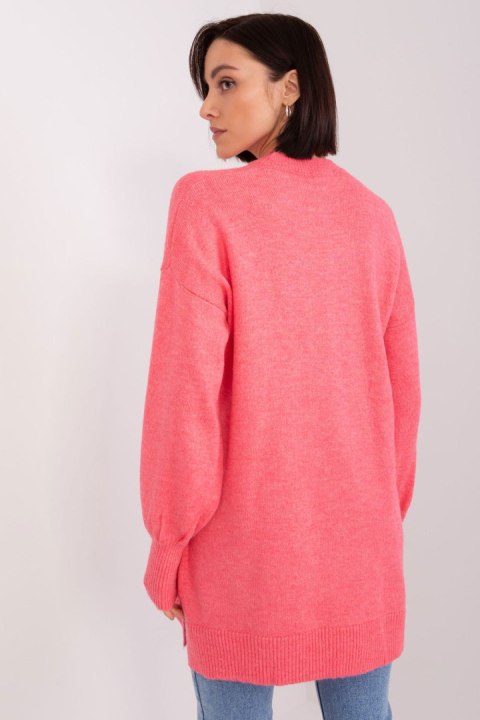 Sweter Damski Model TO-SW-1310.00P Coral - Factory Price Factory Price Sweter Damski Model TO-SW-1310.00P Coral - Factory Price Factory Price