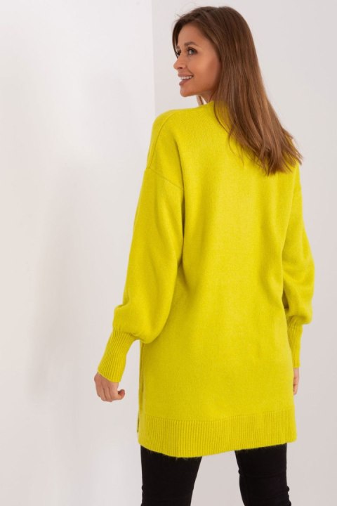 Sweter Damski Model TO-SW-1310.00P Limonka - Factory Price Factory Price Sweter Damski Model TO-SW-1310.00P Limonka - Factory Price Factory Price