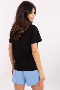 Tshirt Damski Model CLM-BZ-0020.75 Black - Factory Price Factory Price Tshirt Damski Model CLM-BZ-0020.75 Black - Factory Price Factory Price