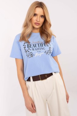 Tshirt Damski Model CLM-BZ-0039.48 Light Blue - Factory Price Factory Price