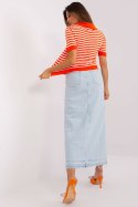 Bluzka Model BA-BZ-1439.68 Orange - Badu Badu Bluzka Model BA-BZ-1439.68 Orange - Badu Badu