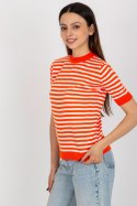 Bluzka Model BA-BZ-1441.80 Orange - Badu Badu Bluzka Model BA-BZ-1441.80 Orange - Badu Badu