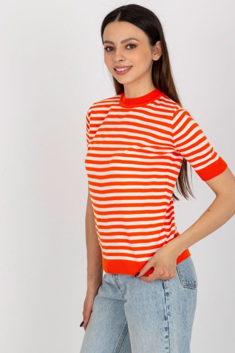 Bluzka Model BA-BZ-1441.80 Orange - Badu Badu Bluzka Model BA-BZ-1441.80 Orange - Badu Badu
