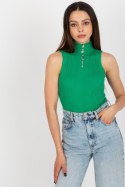 Bluzka Model BA-BZ-2301.00P Green - Badu Badu Bluzka Model BA-BZ-2301.00P Green - Badu Badu