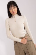 Bluzka Model BA-BZ-2302.97P Beige - Badu Badu Bluzka Model BA-BZ-2302.97P Beige - Badu Badu