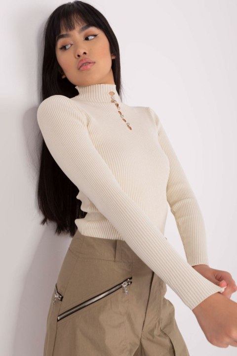 Bluzka Model BA-BZ-2302.97P Beige - Badu Badu Bluzka Model BA-BZ-2302.97P Beige - Badu Badu