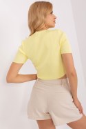 Bluzka Model BA-BZ-2305.32 Light Yellow - Badu Badu