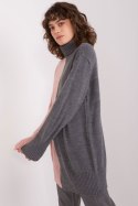 Golf Damski Model BA-SW-0234.65P Grey/Pink - Badu Badu Golf Damski Model BA-SW-0234.65P Grey/Pink - Badu Badu