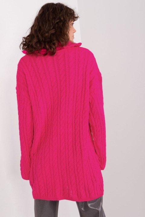 Golf Damski Model BA-SW-0282.13P Fluo Pink - Badu Badu Golf Damski Model BA-SW-0282.13P Fluo Pink - Badu Badu
