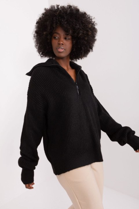 Golf Damski Model BA-SW-0374.07P Black - Badu Badu Golf Damski Model BA-SW-0374.07P Black - Badu Badu