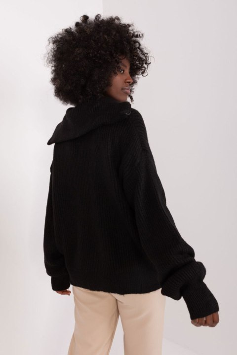 Golf Damski Model BA-SW-0374.07P Black - Badu Badu Golf Damski Model BA-SW-0374.07P Black - Badu Badu
