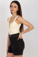 Koszulka Top Model BA-TP-2304.42 Light Beige - Badu Badu Koszulka Top Model BA-TP-2304.42 Light Beige - Badu Badu