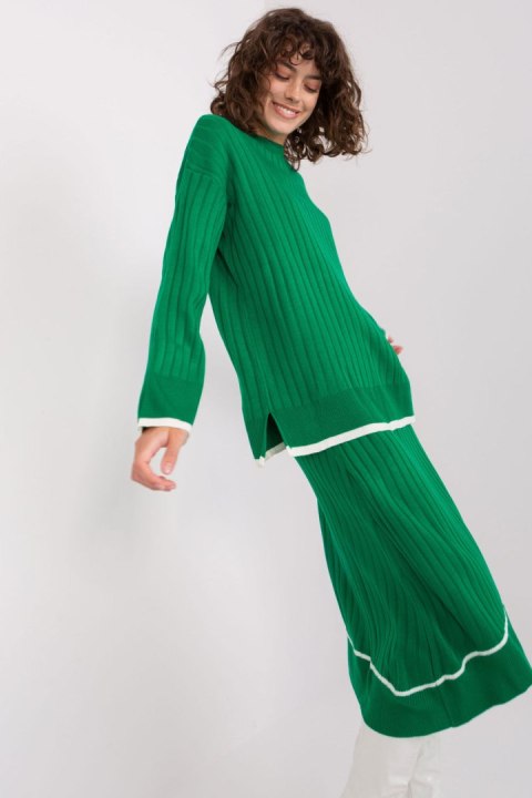 Spódnica Komplet Model BA-KMPL-2210.44P Green - Badu Badu Spódnica Komplet Model BA-KMPL-2210.44P Green - Badu Badu