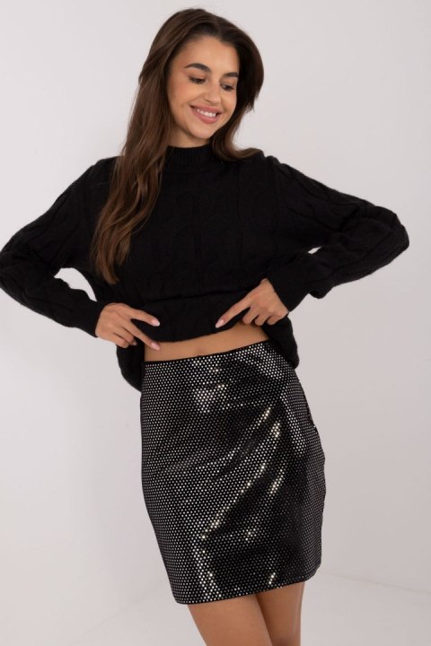 Spódnica Model BA-SD-2607.98 Black/Silver - Badu Badu Spódnica Model BA-SD-2607.98 Black/Silver - Badu Badu