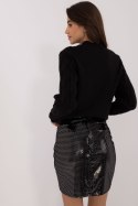 Spódnica Model BA-SD-2607.98 Black/Silver - Badu Badu Spódnica Model BA-SD-2607.98 Black/Silver - Badu Badu