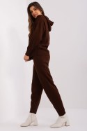 Spodnie Komplet Model BA-KMPL-2211.13P Dark Brown - Badu Badu Spodnie Komplet Model BA-KMPL-2211.13P Dark Brown - Badu Badu