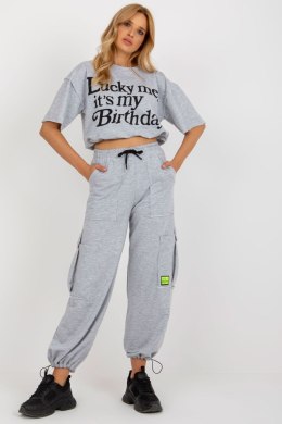 Spodnie Komplet Model BA-KMPL-Z-236.01 Grey - Badu Badu