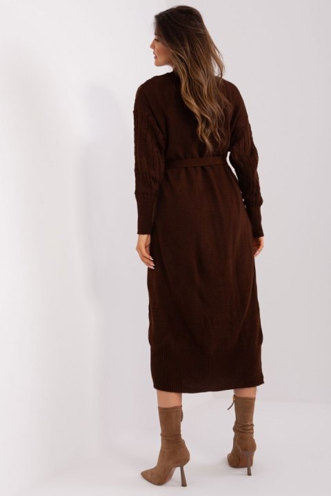Sukienka Komplet Model BA-KMPL-0269.39P Dark Brown - Badu Badu Sukienka Komplet Model BA-KMPL-0269.39P Dark Brown - Badu Badu