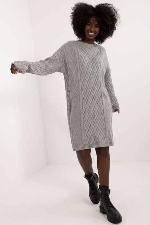 Sukienka Model BA-SK-0528.45 Grey - Badu Badu Sukienka Model BA-SK-0528.45 Grey - Badu Badu