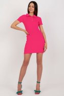 Sukienka Model BA-SK-12009.12X Dark Pink - Badu Badu Sukienka Model BA-SK-12009.12X Dark Pink - Badu Badu