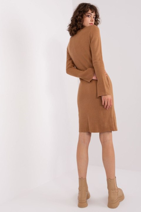 Sukienka Model BA-SK-2215.84 Camel - Badu Badu Sukienka Model BA-SK-2215.84 Camel - Badu Badu