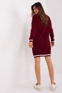 Sukienka Model BA-SK-8023-1.29X Bordo - Badu Badu Sukienka Model BA-SK-8023-1.29X Bordo - Badu Badu