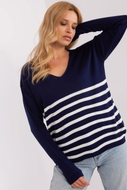 Sweter Damski Model BA-BZ-2201.62P Navy - Badu Badu