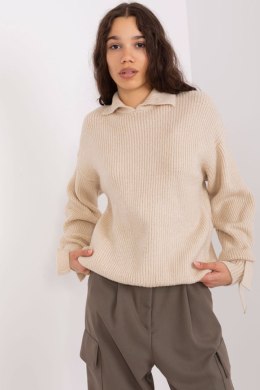 Sweter Damski Model BA-SW-0305.67P Beige - Badu Badu
