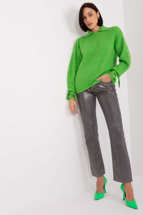 Sweter Damski Model BA-SW-0305.67P Light Green - Badu Badu Sweter Damski Model BA-SW-0305.67P Light Green - Badu Badu