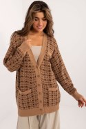 Sweter Damski Model BA-SW-0533.21 Camel - Badu Badu Sweter Damski Model BA-SW-0533.21 Camel - Badu Badu