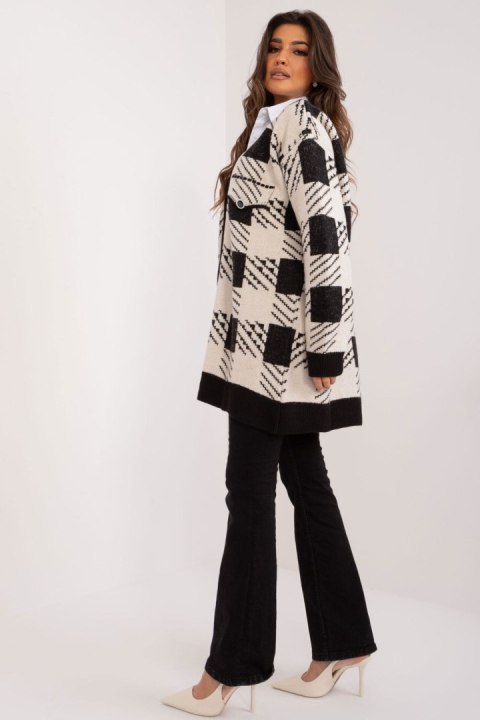 Sweter Damski Model BA-SW-0538.29 Black/Beige - Badu Badu Sweter Damski Model BA-SW-0538.29 Black/Beige - Badu Badu