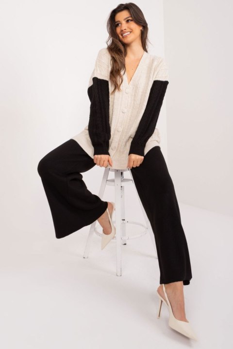 Sweter Damski Model BA-SW-0549.32 Black/Beige - Badu Badu Sweter Damski Model BA-SW-0549.32 Black/Beige - Badu Badu