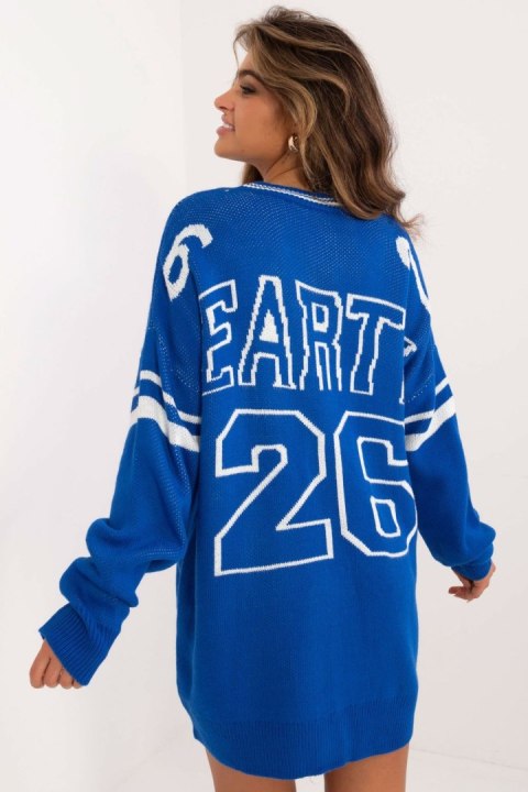 Sweter Damski Model BA-SW-0558.28 Cobalt - Badu Badu Sweter Damski Model BA-SW-0558.28 Cobalt - Badu Badu