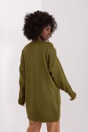 Sweter Damski Model BA-SW-0577.32X Khaki - Badu Badu Sweter Damski Model BA-SW-0577.32X Khaki - Badu Badu